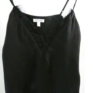 Abound Women's XS Spaghetti Strap Cami Black Lacy NWT